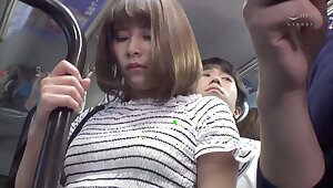 The Commuter Bus was Packed to the Brim with Office Ladies in Black Pantyhose! I Couldn't Help but Get Excited