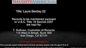 Naughty blonde housewife Laura Bentley fucking